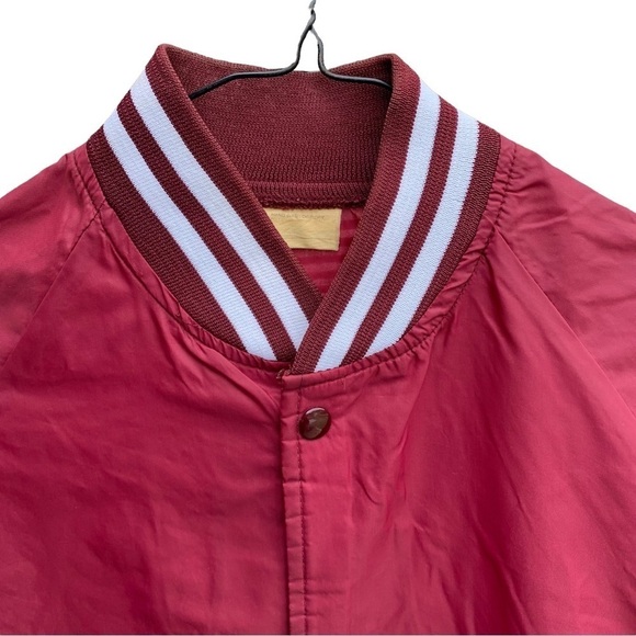 Vintage Satin Bomber Jacket Blokette - Picture 2 of 5